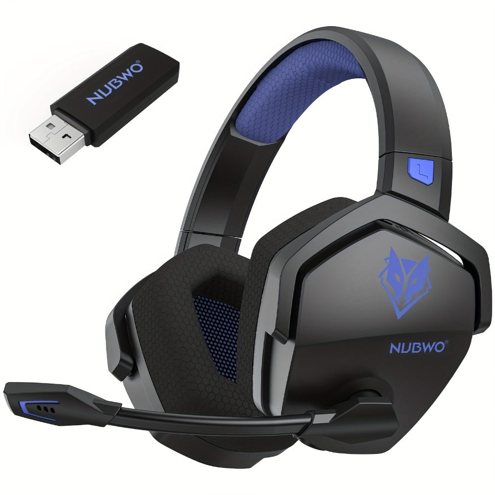 2.4GHz Wireless Gaming Earphones NUBWO G06, 7.1 Surround Sound, 23ms Ultra-Low Latency, 100H Battery