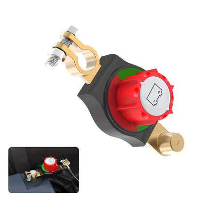 Battery Disconnect Switch 1000A Heavy Duty Manual Lever On/Off Negative Cut-Off with Screw Terminals for Car Truck Boat RV Marine