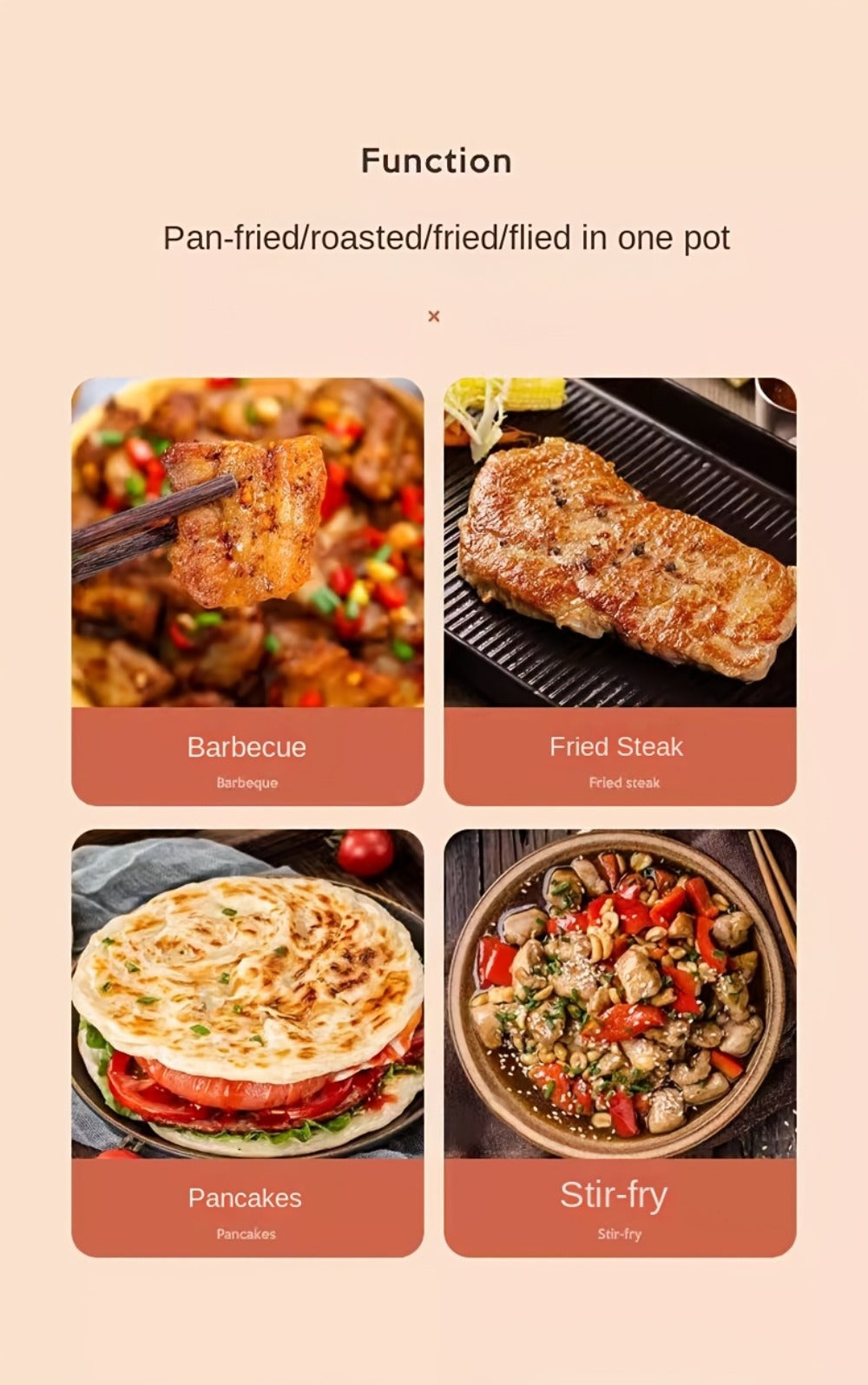 Red-Handle Electric Griddle in 18.11-Inch, 19.55-Inch or Square 26.9-Inch Checkout Configurations