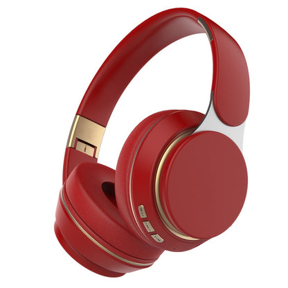 Foldable Wireless Over-Ear Headphones with FM Radio, TF Card Playback, 3.5mm AUX, Microphone and Six Colors