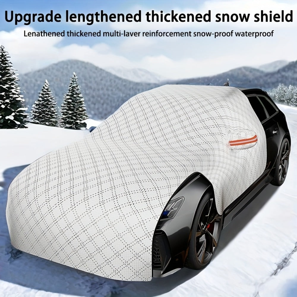 Windshield Snow Cover Frost Guard – Thickened Universal Car Front Window Snow Shield, All-Season Sun Shade Ice Frost Protection Cover