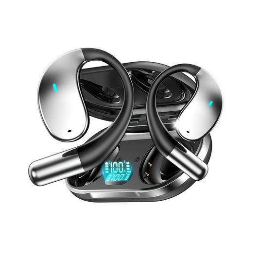 AI Translation Earbuds 144 Languages Real-Time Translator Bone Conduction Wireless for Bedside Audio, Alarms and Room Entertainment