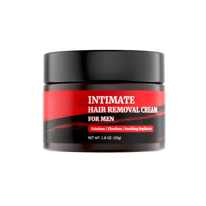 Hair Removal Cream for Men 50g Black Jar with One Two or Three Pack Options for Chest and Back Grooming