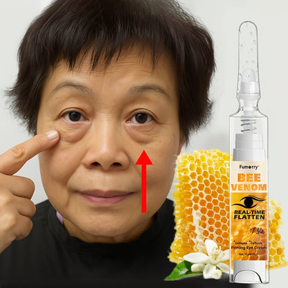 Bee Venom, Caffeine and Collagen Eye Cream Pen with White-and-Gold Body and Precision Dispenser Tip