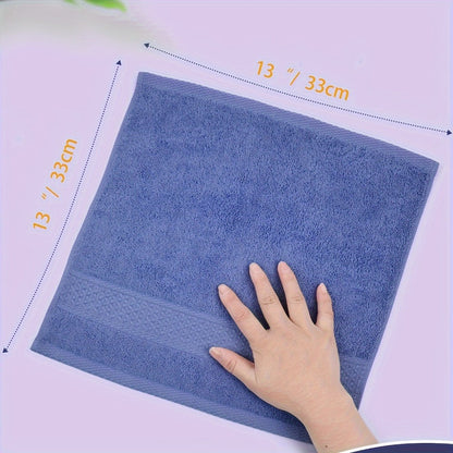 24pcs Washcloths Set, Cotton Face & Body Bath Towels, Mixed Colors, 13x13 Inch, Hotel & Travel