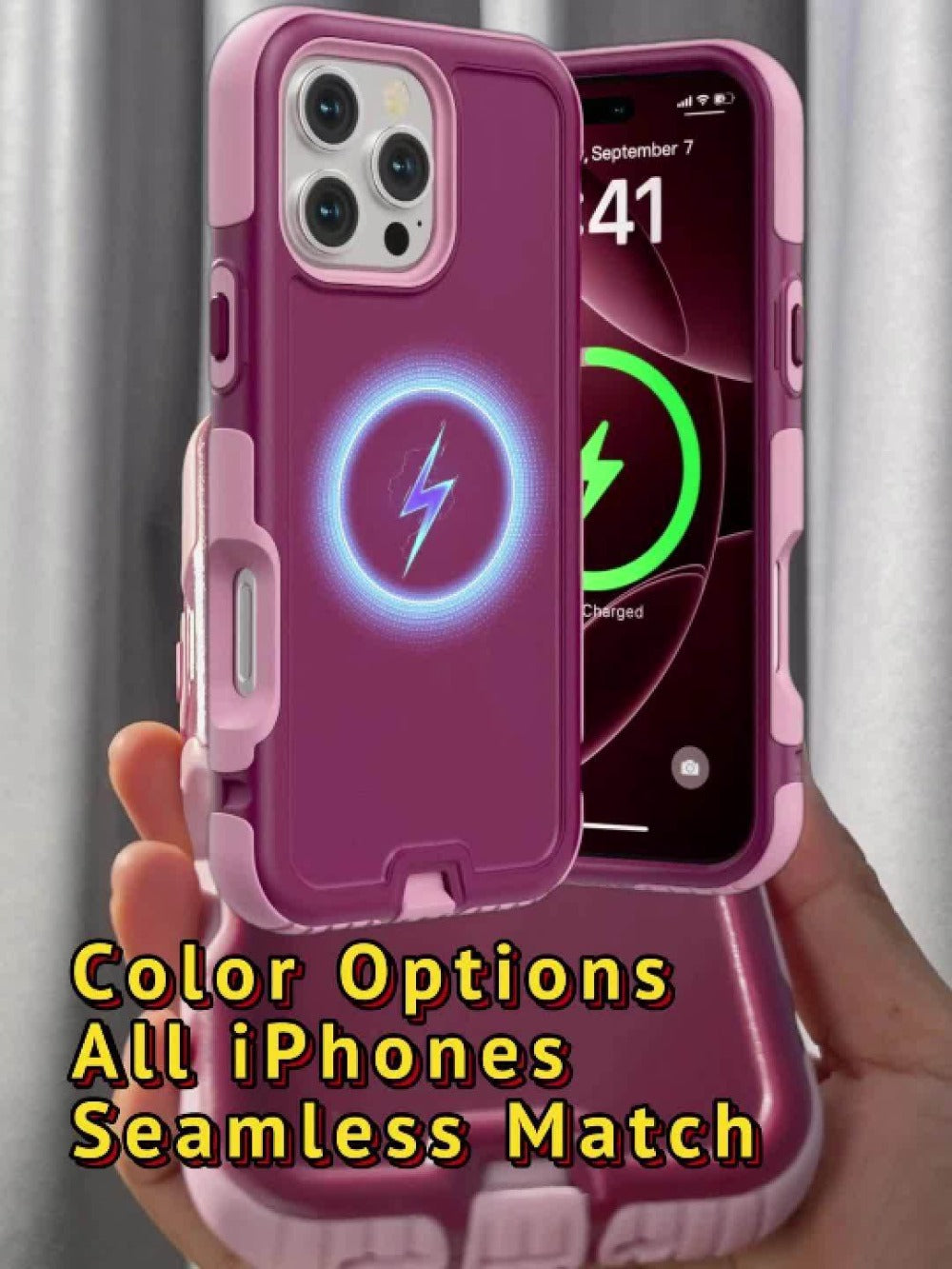 3-Layer Warrior Armor iPhone Case Full Body Shockproof Drop Protection Lining Built-In Dust Plug for an Everyday Personal Care Routine