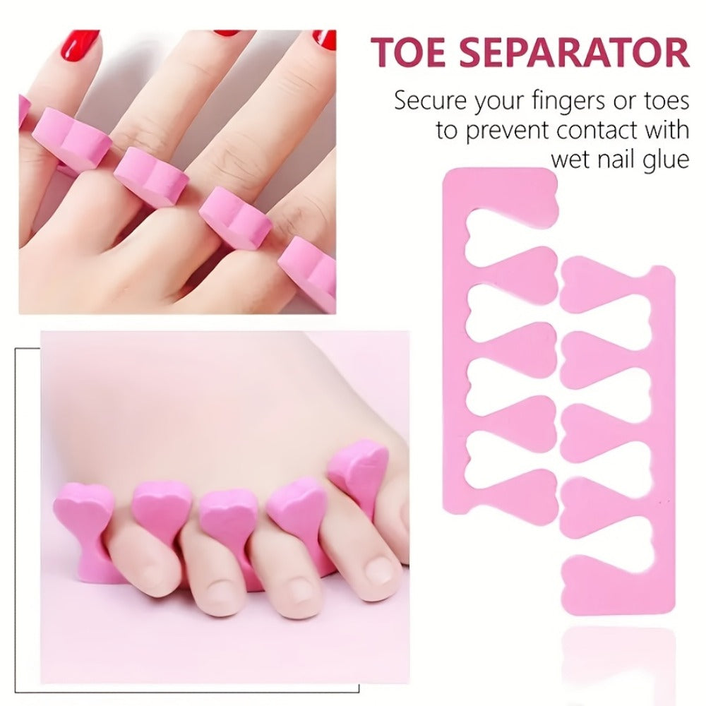 Acrylic Nail Kit 23-in-1 Complete Set with 12 Glitter Colors White & Pink Powder – DIY Nail Extension System No Glue No Liquid Needed