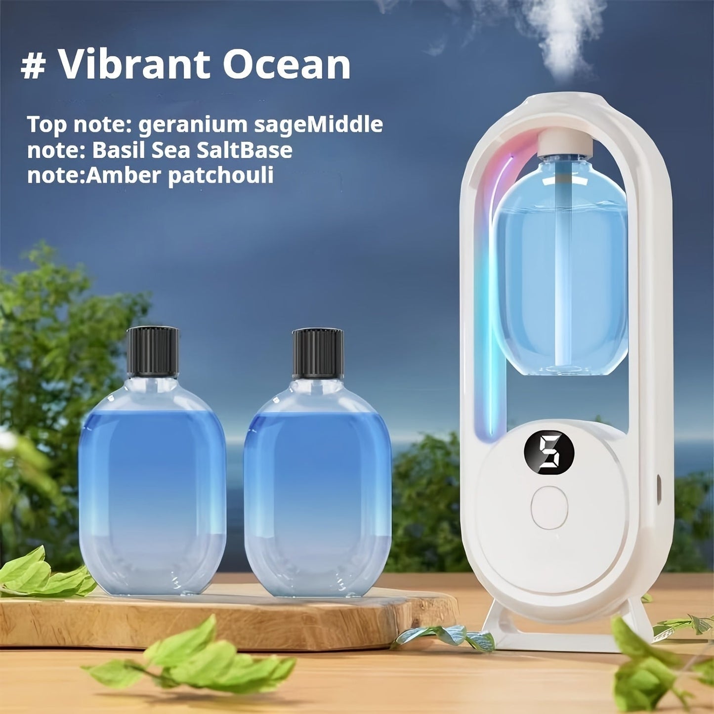 Aromatherapy Diffuser with Essential Oils 2-in-1 Humidifier - Hotel Scent Home Fragrance Machine with Natural French Essential Oils