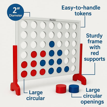 Outdoor Lawn Toss Game Set – Washer Toss & Ladder Toss for Backyard Party, Portable Yard Games for Adults Kids Family
