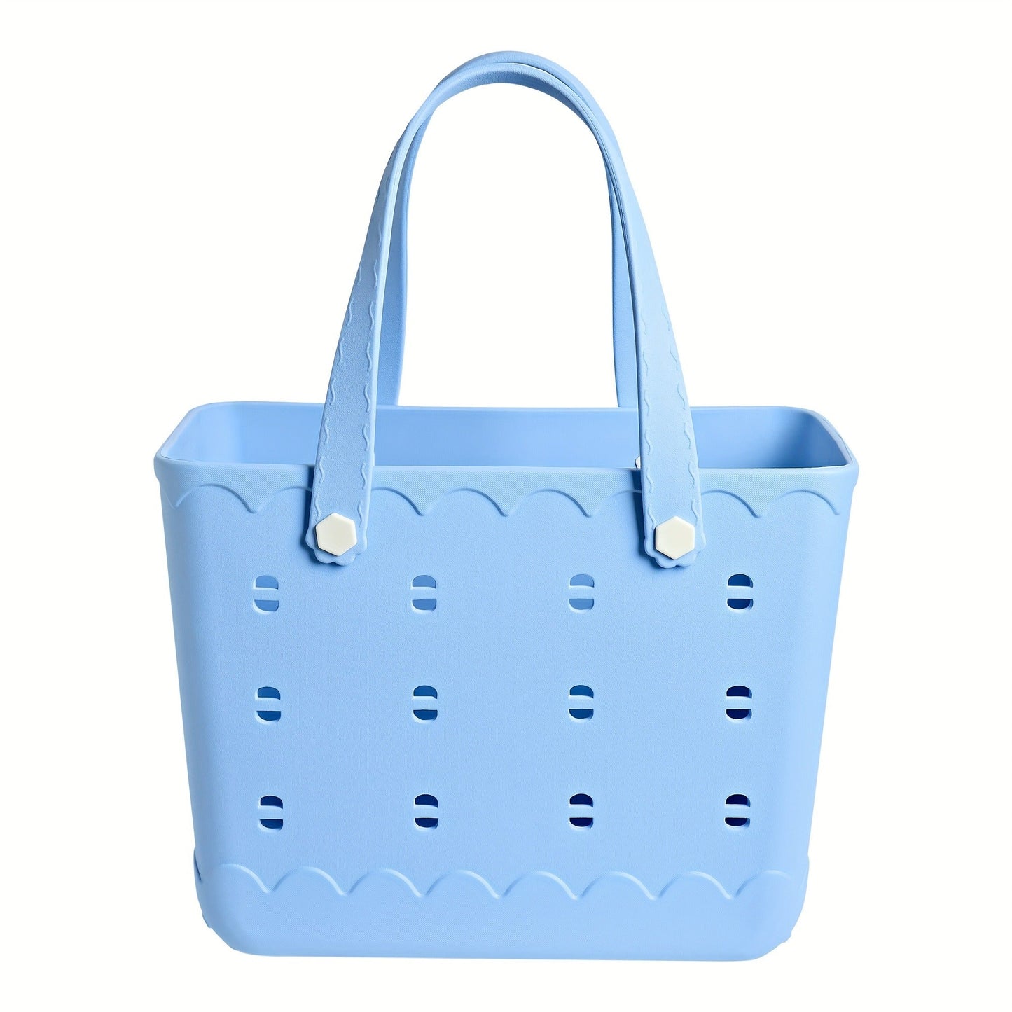 Beach Tote Bag for Women, Large Shoulder Handbag for Travel Vacation Fruits Flowers Drinks, M & L