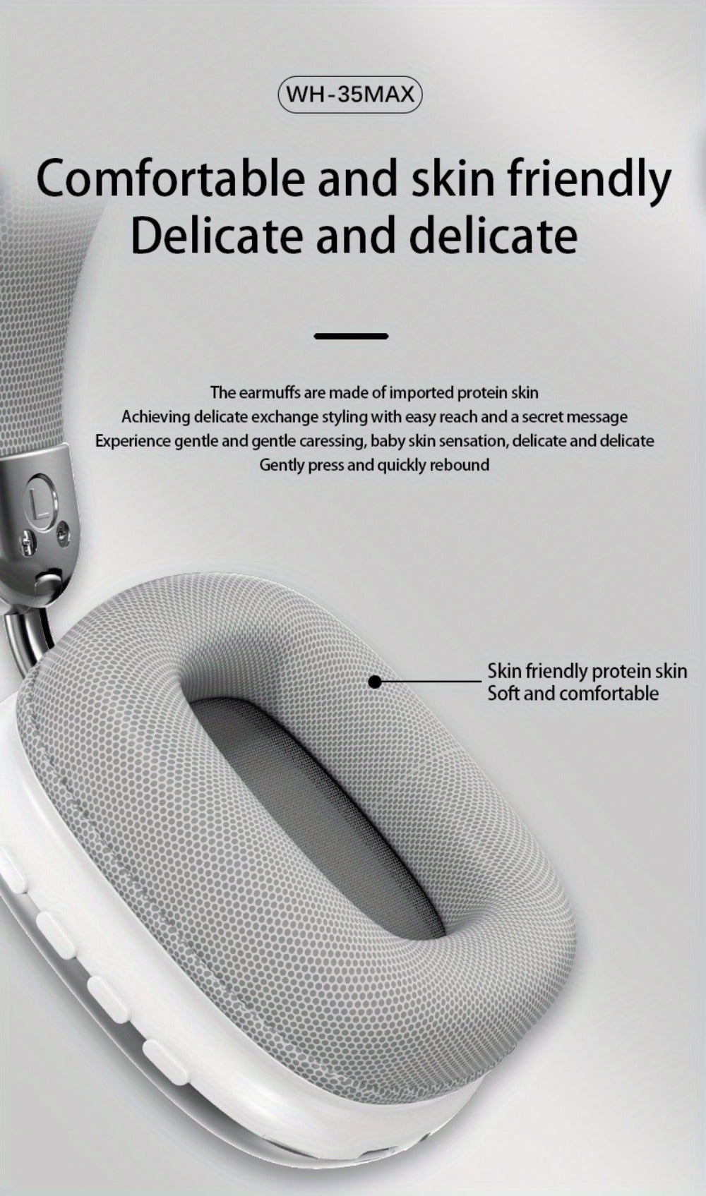 Rotatable Over-Ear Wireless Headphones Bluetooth 5.4 800mAh Large Battery Noise Reduction High for an Everyday Personal Care Routine