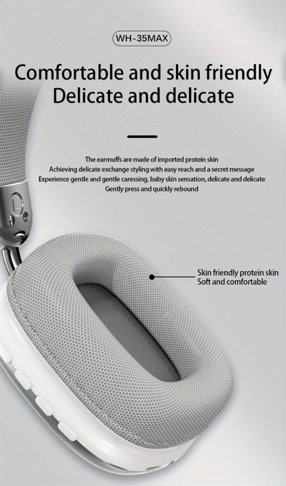Rotatable Over-Ear Wireless Headphones Bluetooth 5.4 800mAh Large Battery Noise Reduction High for an Everyday Personal Care Routine