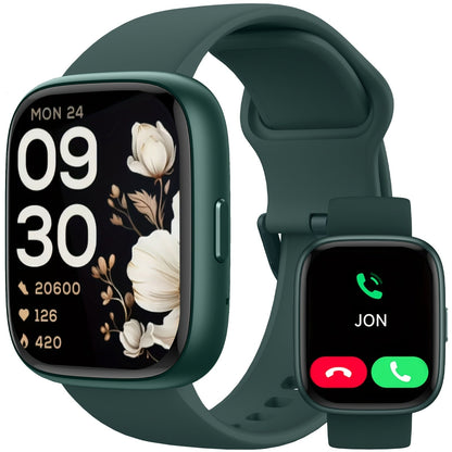 Smartwatch Alexa Built-in 1.83" HD – Wireless Calling, 100+ Sport Modes, Heart Rate, SpO2 and Sleep Readouts, Optional Woven