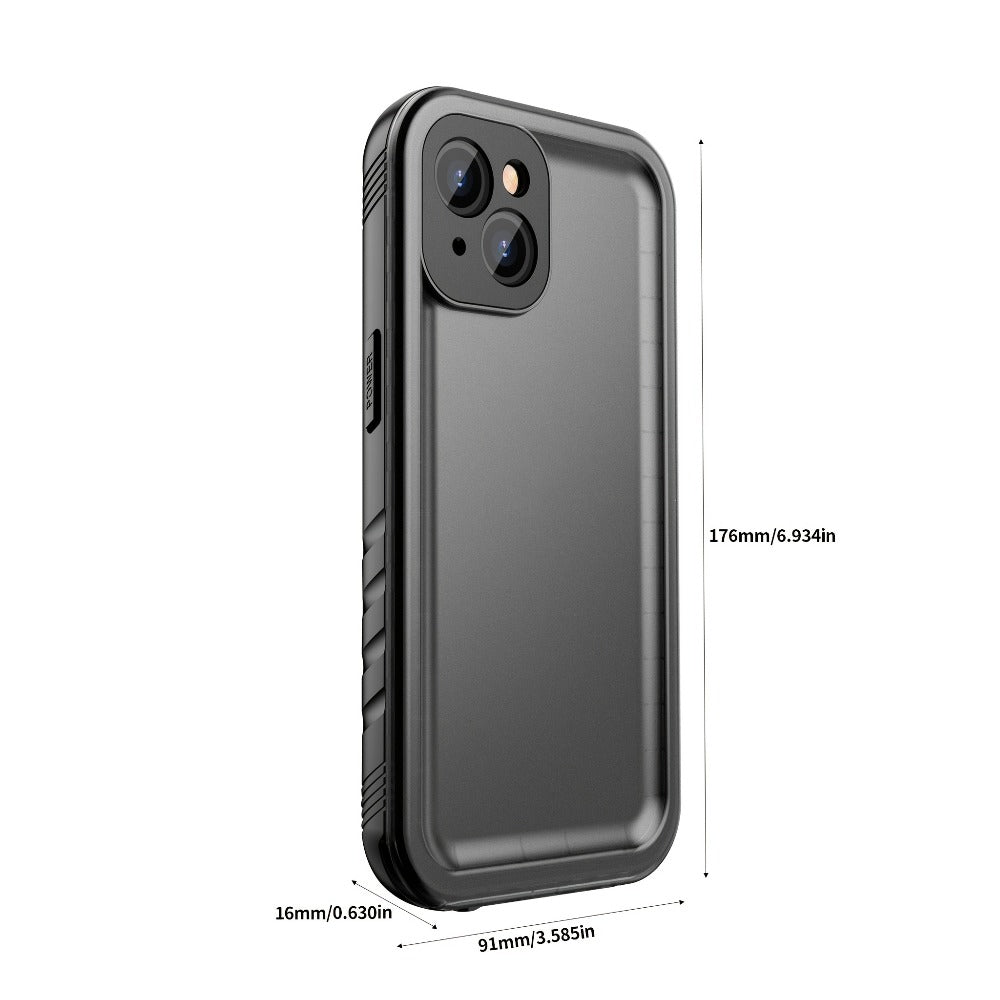 iPhone Case with Built-In Screen Protector Transparent Matte Full Body PC+TPU Shockproof for an Everyday Personal Care Routine