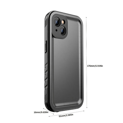iPhone Case with Built-In Screen Protector Transparent Matte Full Body PC+TPU Shockproof for an Everyday Personal Care Routine