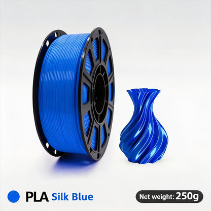 Gradient Rainbow PLA Filament 1.75mm 32 Colors, Shiny Multicolor Fast Color-Changing 250g Spool for FDM 3D Printers