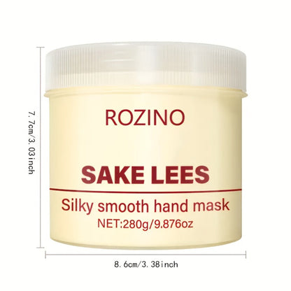 Hand Mask Cream 280g Moisturizing Brightening with Licorice & Distillers Grains – Deep Hydration for Dry Rough Peeling Hands