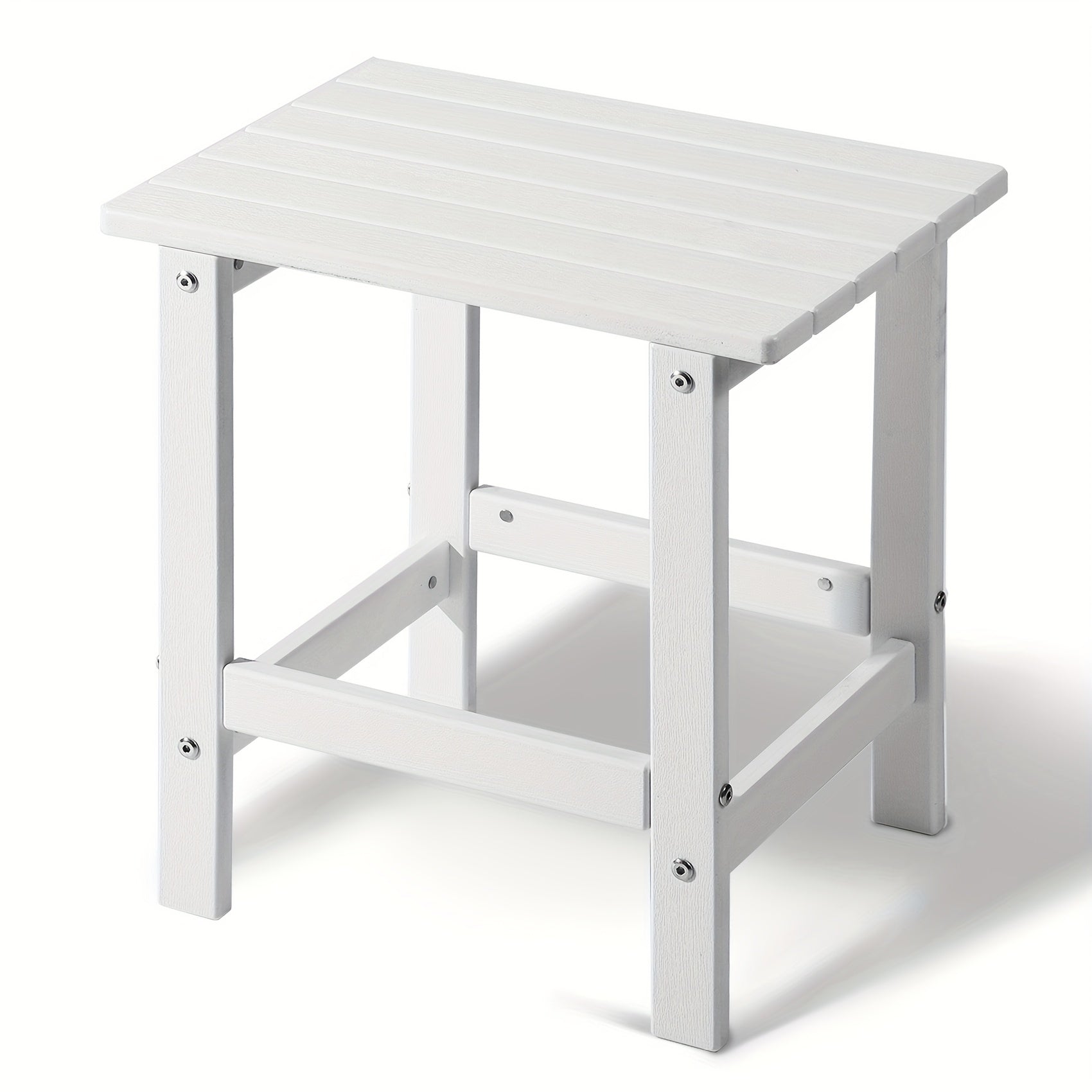 Outdoor Side Table shown in the White, Yxhdpe007 option