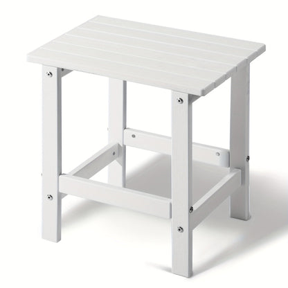Outdoor Side Table shown in the White, Yxhdpe007 option