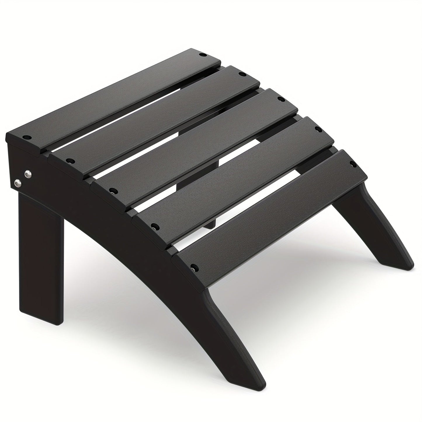 Outdoor Ottoman shown in the Black, 1pc（14 steels） option