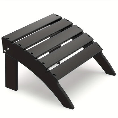 Outdoor Ottoman shown in the Black, 1pc（14 steels） option