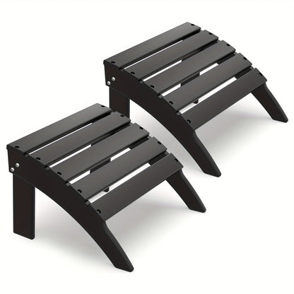 Outdoor Ottoman shown in the Black, 2pcs（28 steels） option