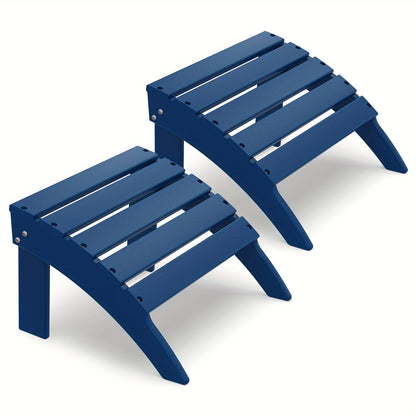 Outdoor Ottoman shown in the Blue, 2pcs（28 steels） option