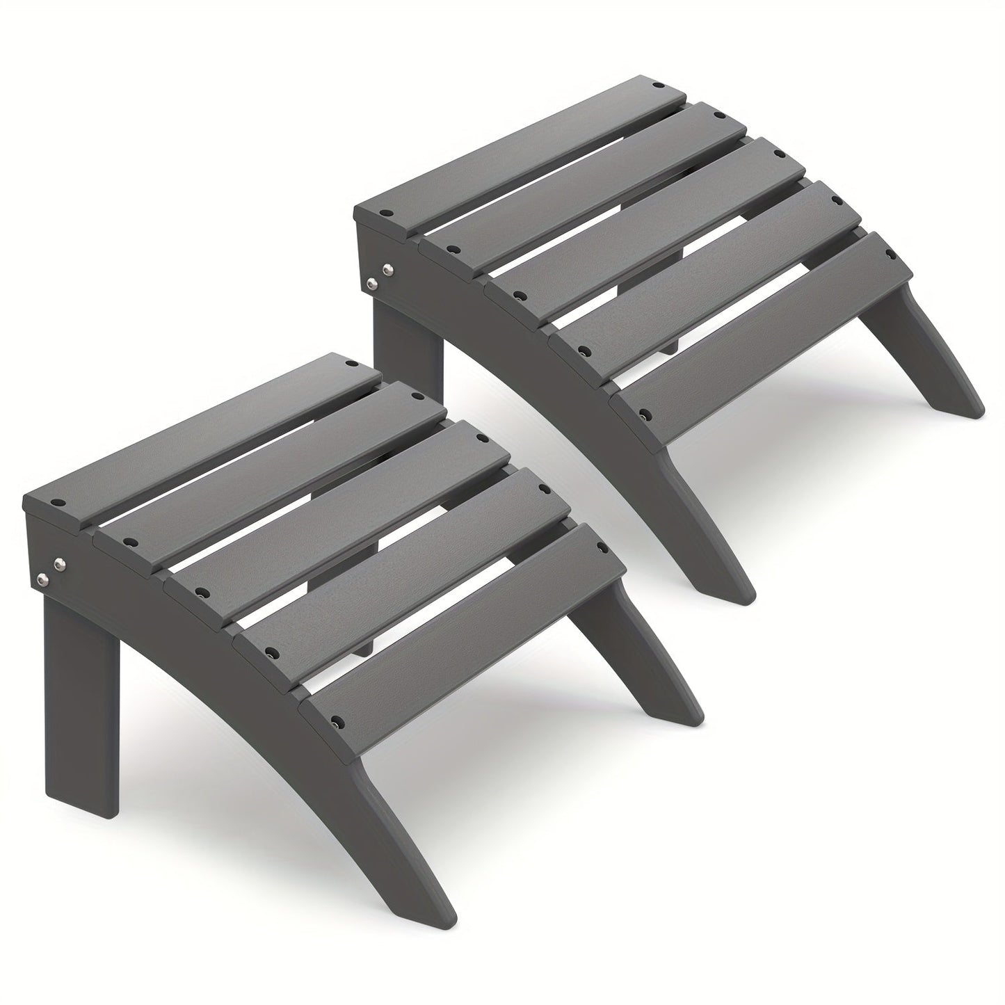 Outdoor Ottoman shown in the Grey, 2pcs（28 steels） option