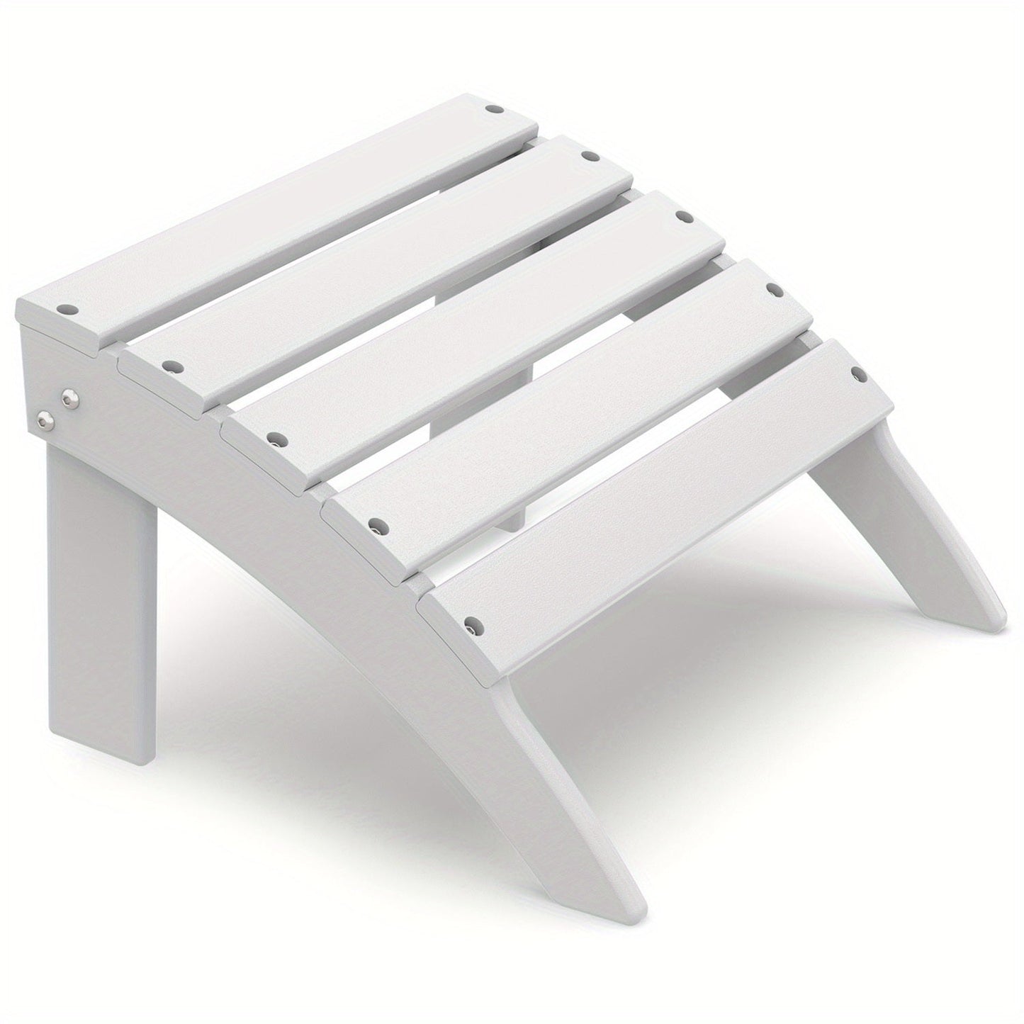 Outdoor Ottoman shown in the White, 1pc（14 steels） option