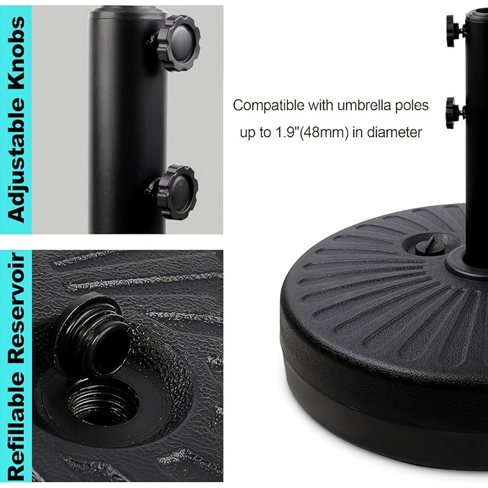 19-Inch Heavy-Duty Umbrella Base for Outdoor Shade and Protection in Patio detail image - detail view 10