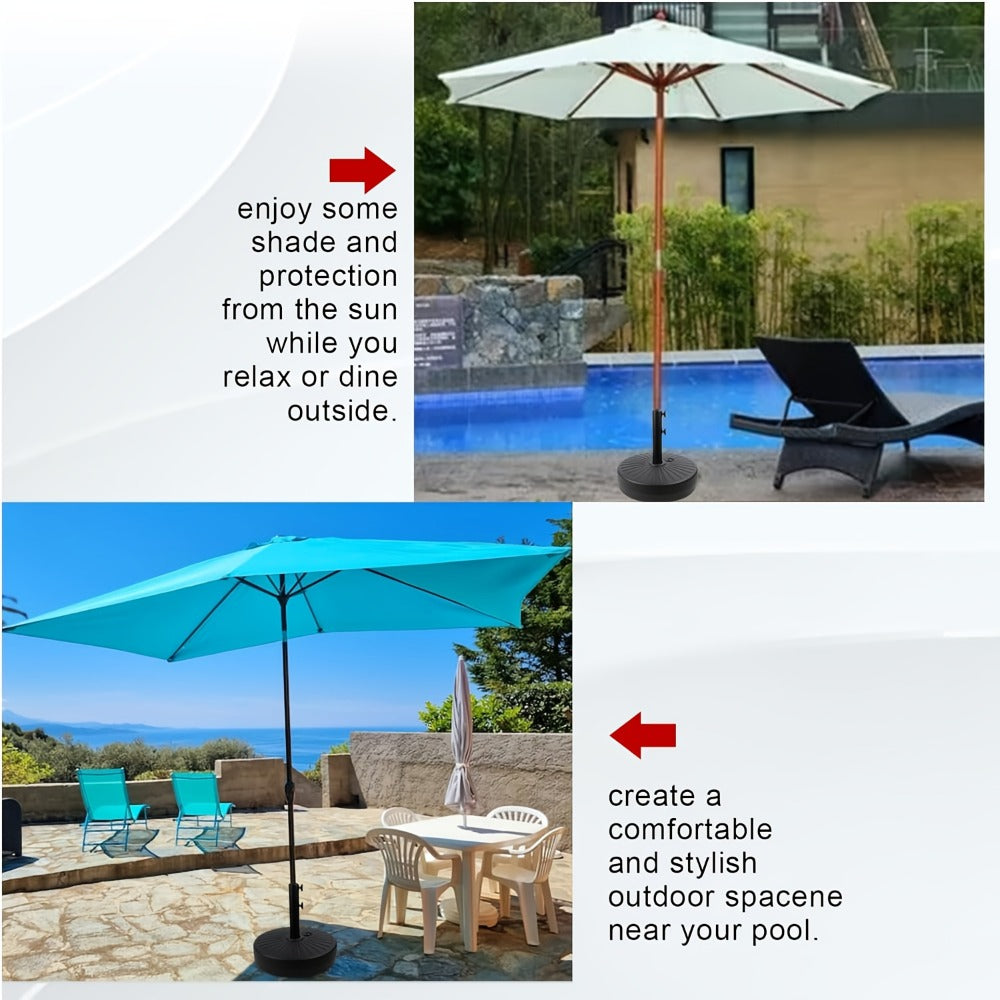 19-Inch Heavy-Duty Umbrella Base for Outdoor Shade and Protection in Patio detail image - detail view 11