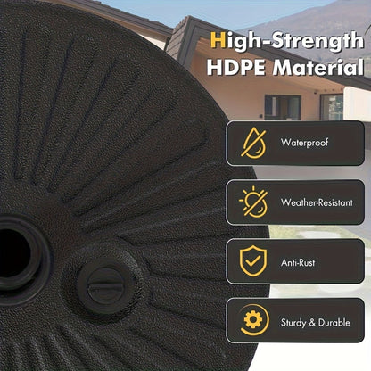 19-Inch Heavy-Duty Umbrella Base for Outdoor Shade and Protection in Patio detail image - detail view 14