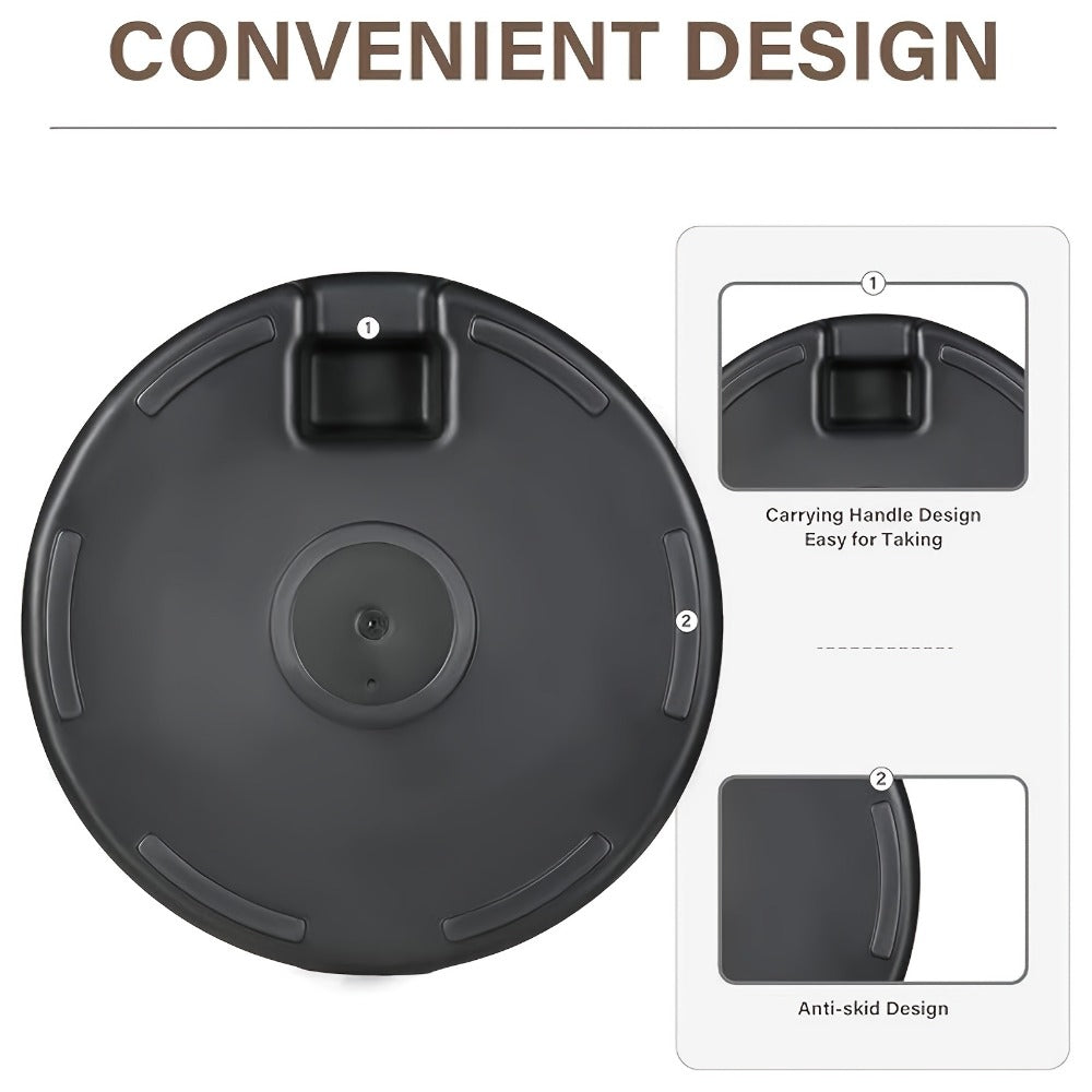 19-Inch Heavy-Duty Umbrella Base for Outdoor Shade and Protection in Patio detail image - detail view 9