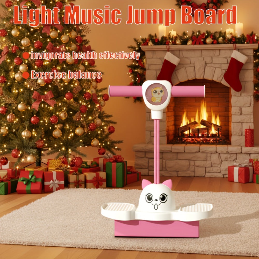 Hop Ball for Kids & Adults Luminous, Thickened Rubber Bouncing Balance Ball, Princess Pink & Panda Black