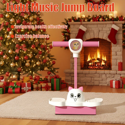 Hop Ball for Kids & Adults Luminous, Thickened Rubber Bouncing Balance Ball, Princess Pink & Panda Black