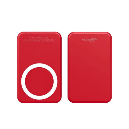 Power Bank Magnetic 5000mAh Mini with Wireless Charging, PD, QC3.0 and Eight Colors for Travel
