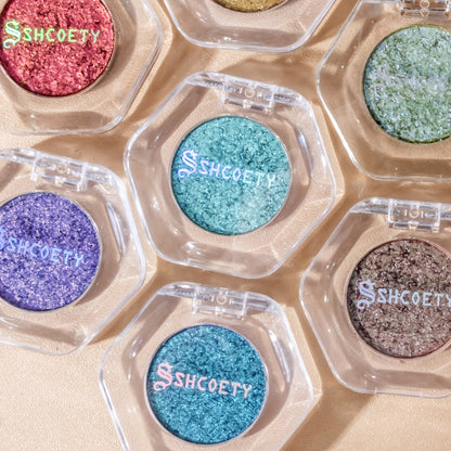 Chameleon Color-Shifting Eyeshadow Palette 12 Shades, Pearlescent Pigments Matte & Shimmer Blendable Eye Makeup Kit for Women