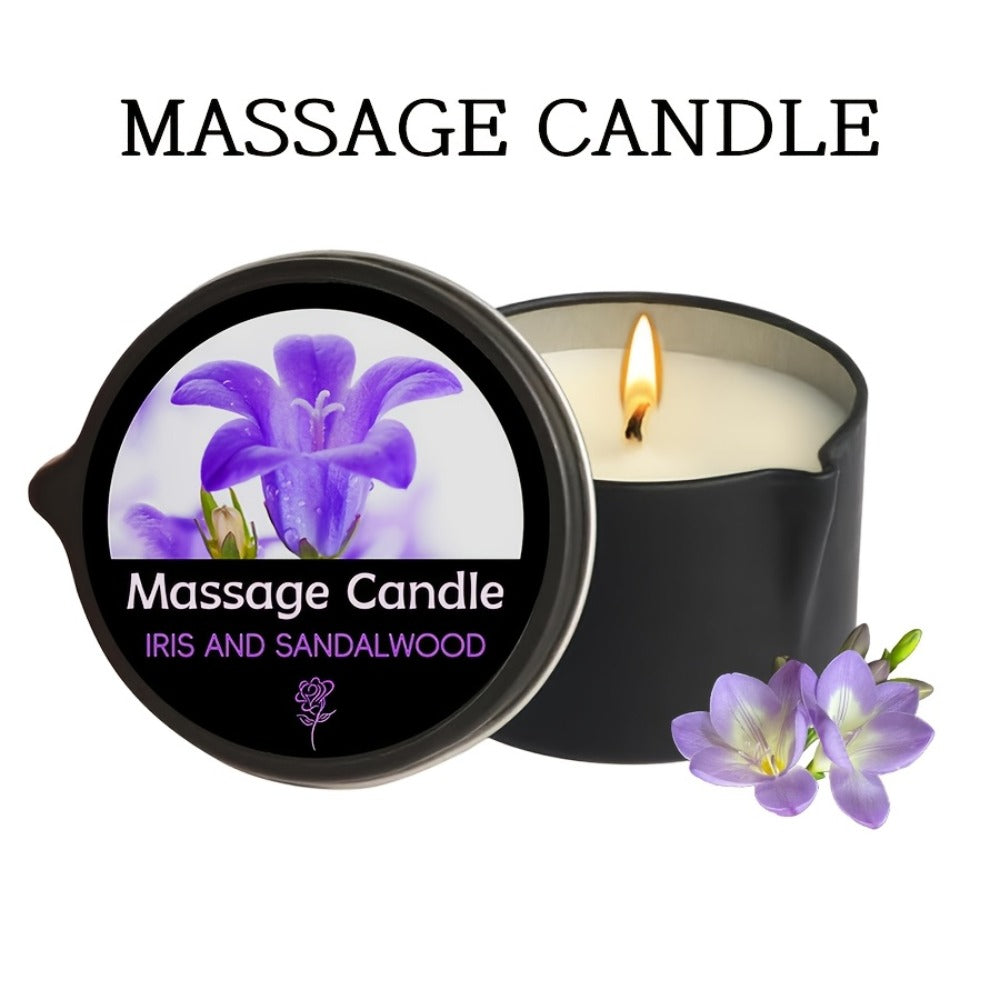 Luxury Soy Wax Candle 2-in-1 Massage Body Oil Essential Oil 20+ Scents 1pc 2pcs 6pcs Warm Moisturizing Lotion Spa Nail Salon Wedding