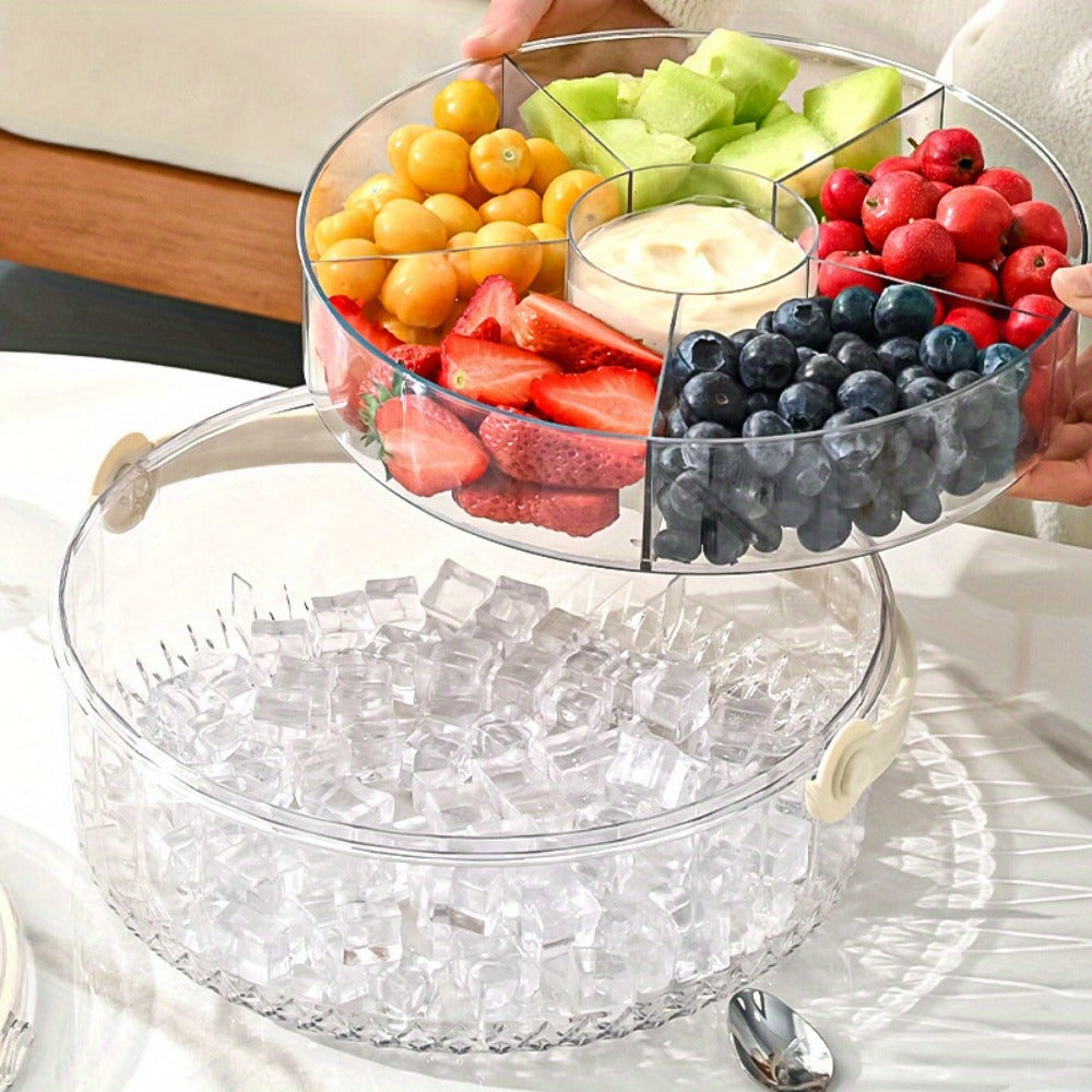 Portable Ice Bucket with Lid Large Insulated Beverage Cooler for Outdoor Party Beer Champagne Fruit
