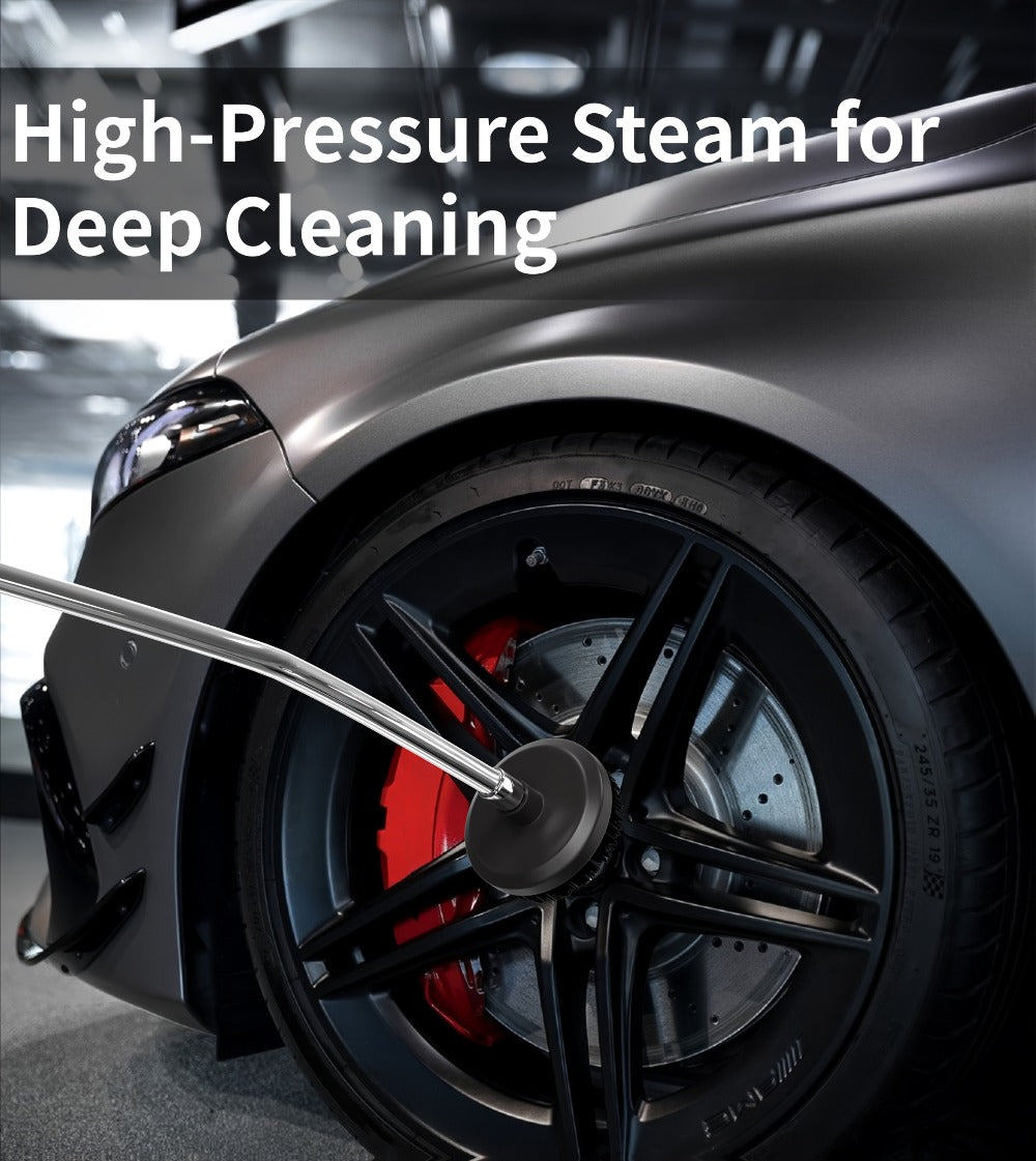 Handheld Steam Cleaner High Pressure 9-Gear Adjustment & LCD Display, 1200ml Water Tank for Home Cooking, Dining and Outdoor Meals