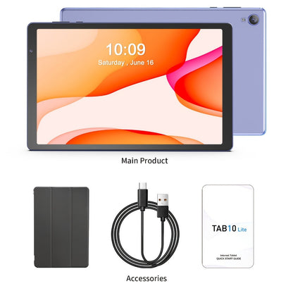 Android Tablet 10.1-Inch with Android 14, 4GB Total Memory, 32GB Internal Storage and 6000mAh Battery