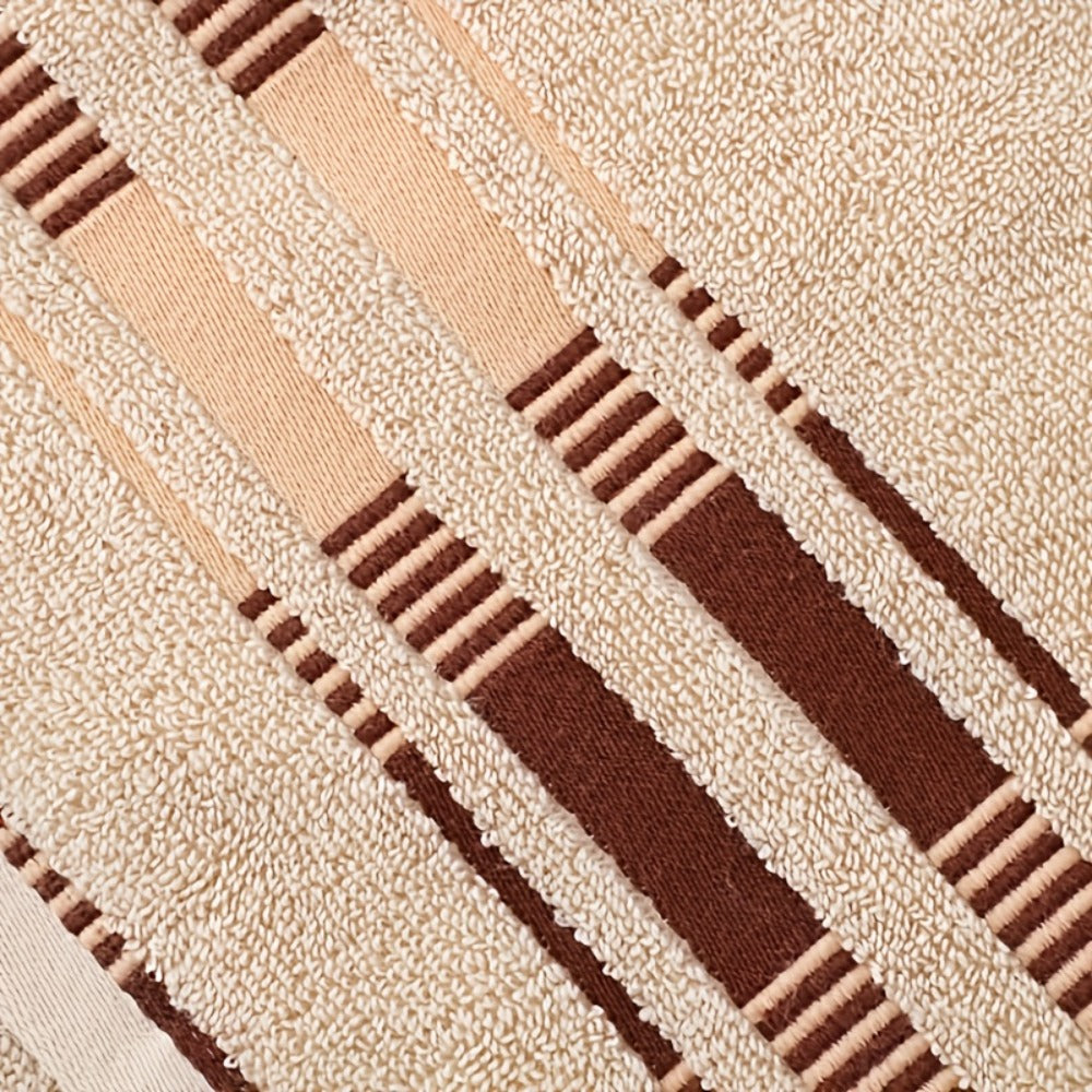 Towel Set 4-Pack Pure Cotton Face Towels in Camel, Beige Yellow or Mixed Colors for Home and Spa