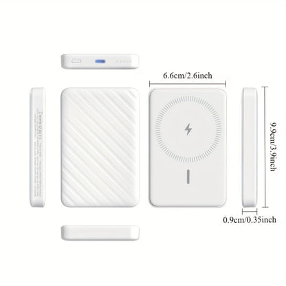 Travel Magnetic Wireless Power Bank 5000mAh 15W Fast Charging for an Everyday Personal Care Routine