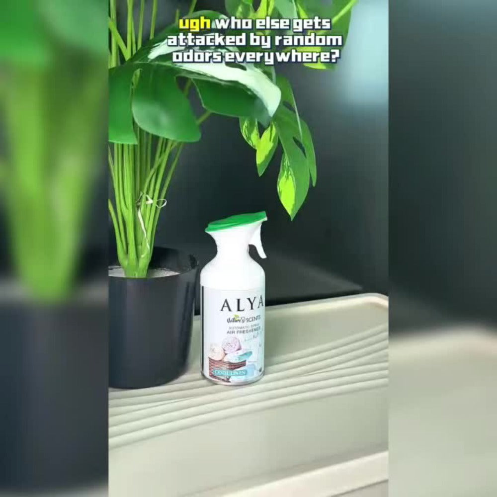 Aromatherapy Air Freshener Spray 8.45oz, 6 Scents: Lavender, Magnolia, Mixed Berries, Ocean, Cool Linen & Vanilla