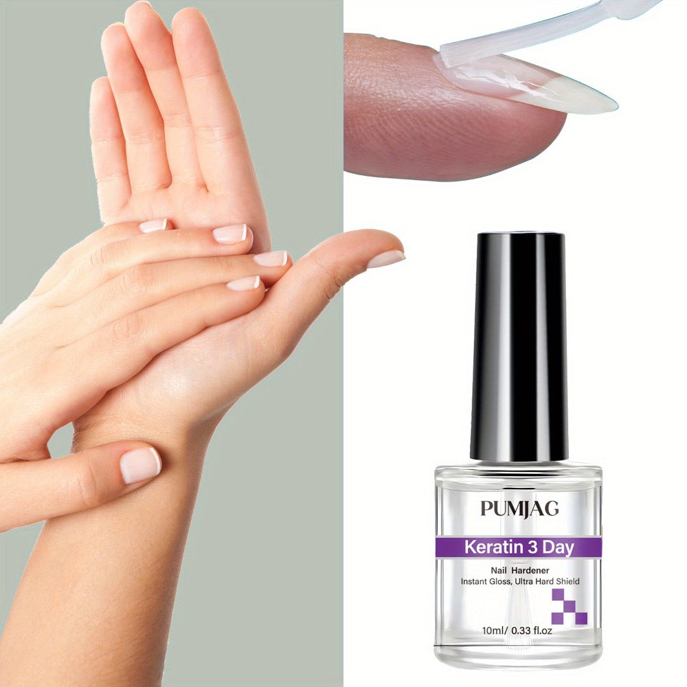 Nail Strengthening Oil Serum, 3-Day Manicure Treatment with Biotin, Vitamin A E C & Calcium for Brittle Nails