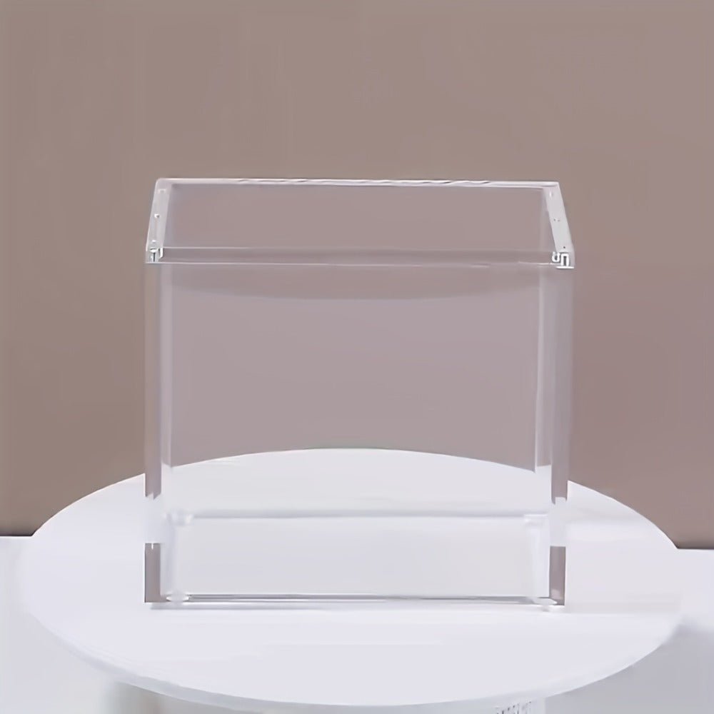 Acrylic Display Box for Pokemon ETB & Trading Cards – 6mm Stackable Magnetic Dustproof Case for Elite Trainer Box