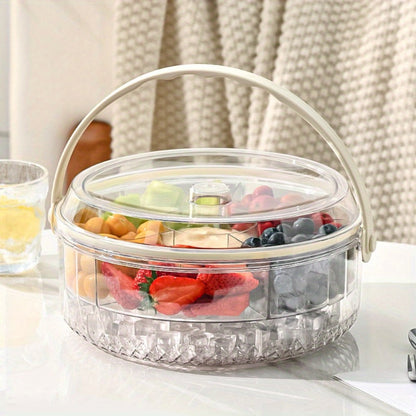 Portable Ice Bucket with Lid Large Insulated Beverage Cooler for Outdoor Party Beer Champagne Fruit
