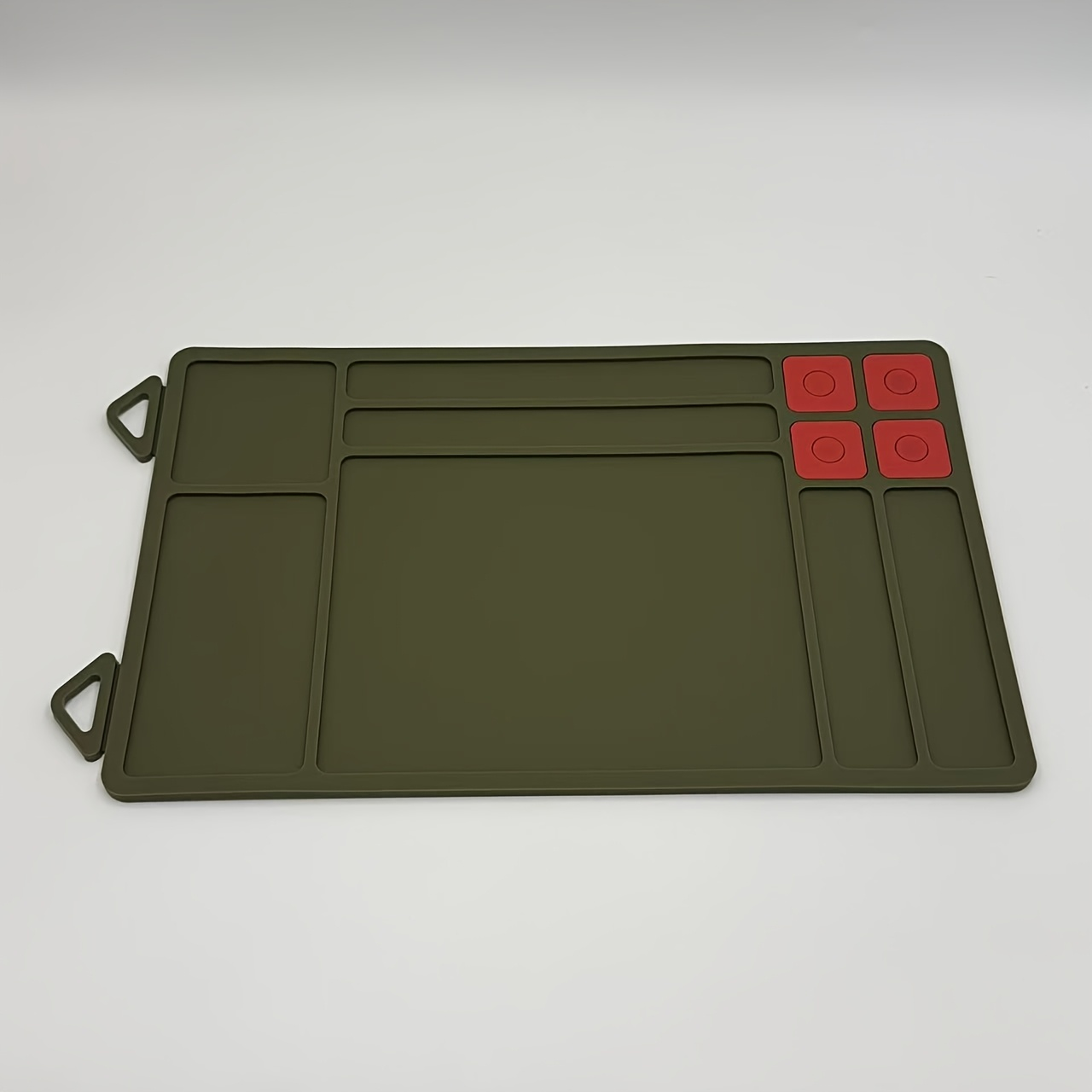 Gun Cleaning Mat with Magnetic Parts Tray – Heavy Duty Non-Slip Rubber Solvent-Resistant Pad for Pistol Rifle Handgun Maintenance