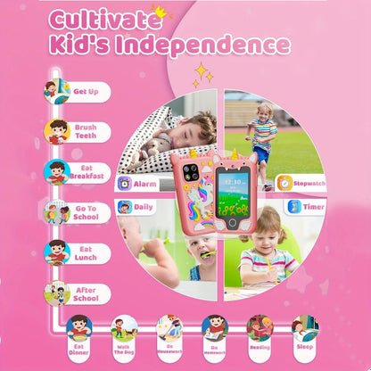 Kids Toy Smart Phone with HD Touchscreen & Dual Camera, 8GB Storage with the Listed Color, Size or Set Options for Everyday Use