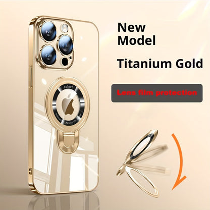Phone Case U-Shield Kickstand with Clear PC Back and TPU Bumper for Selected iPhone Model and Color Options